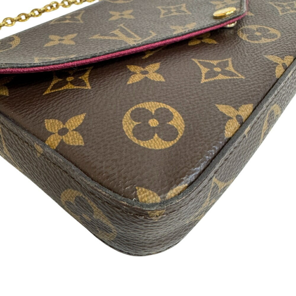 LOUIS VUITTON Brown Monogram Pochette Shoulder Bag - Picture 4 of 14